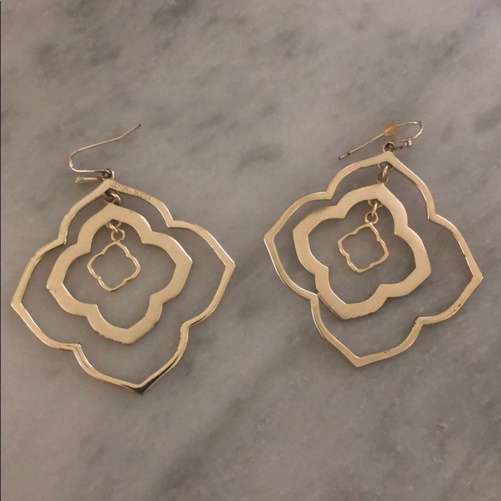 Kendra Scott gold hoops